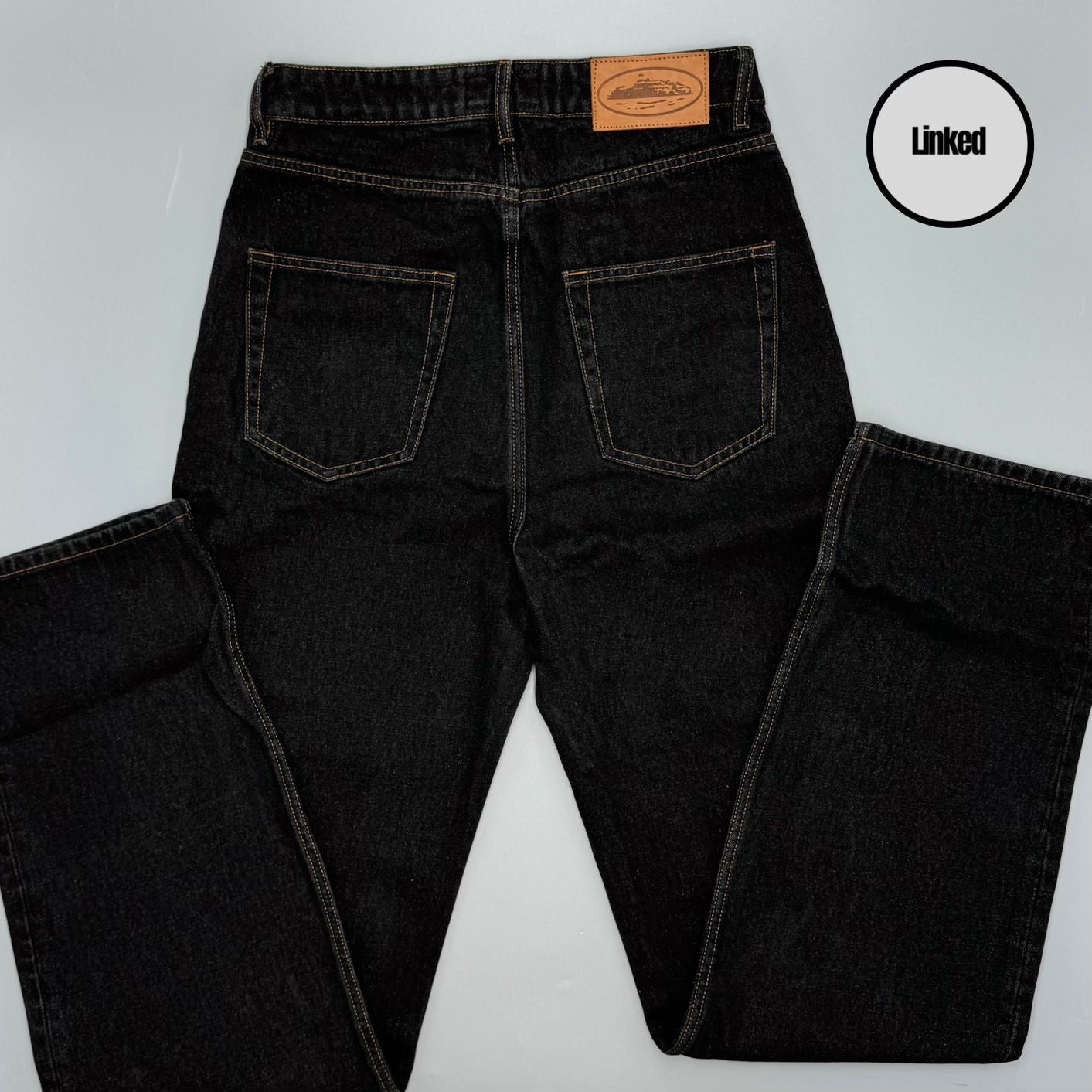 CORTEIZ STONE WASHED BLACK ALCATRAZ JEANS