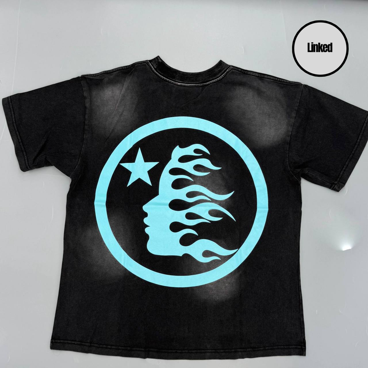HELLSTAR WASHED SPORTS CORE LOGO T-SHIRT
