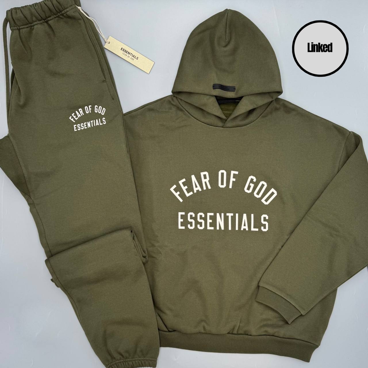 FEAR OF GOD / ESSENTIALS FW24 MILITARY GREEN TRACKSUIT