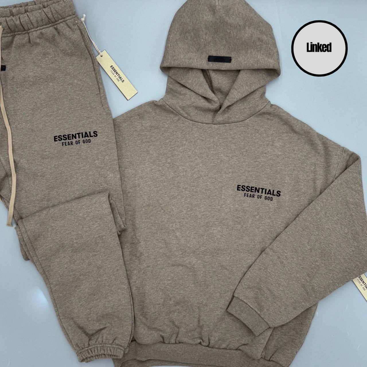 FEAR OF GOD / ESSENTIALS SS25 DARK HEATHER GREY TRACKSUIT