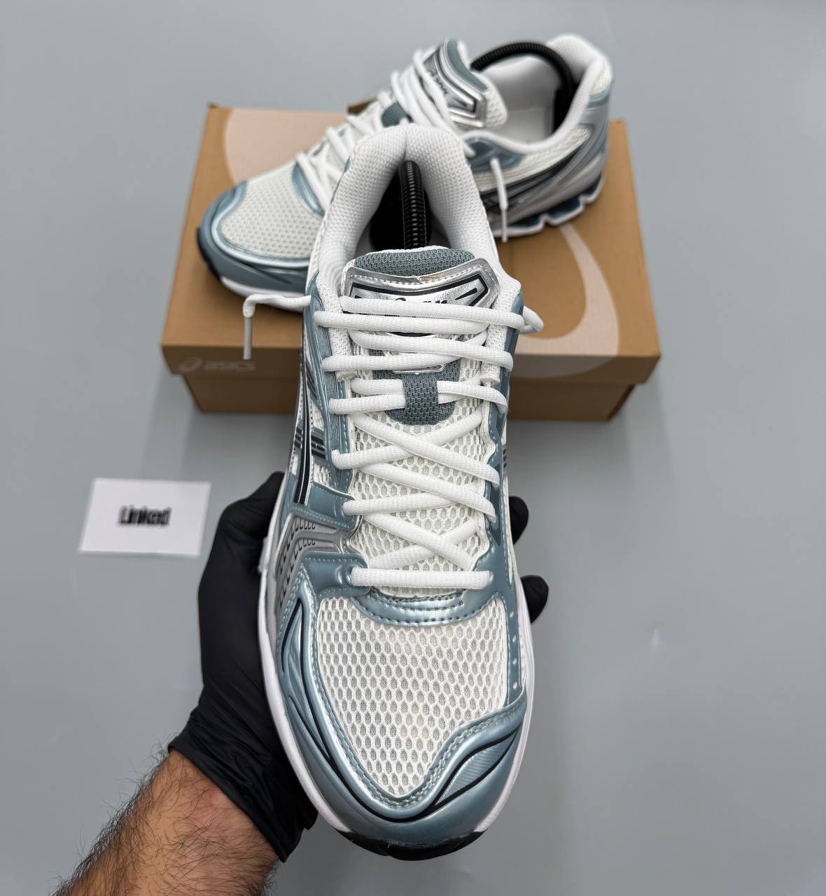 ASICS GEL KAYANO 14 FJORD GREY/WHITE