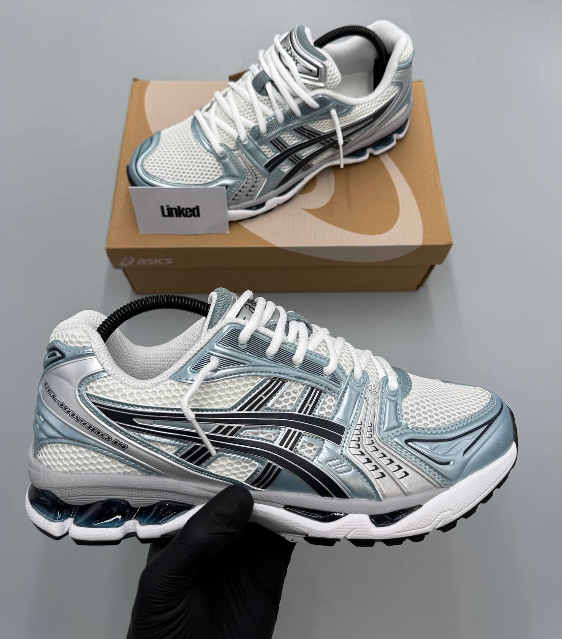 ASICS GEL KAYANO 14 FJORD GREY/WHITE
