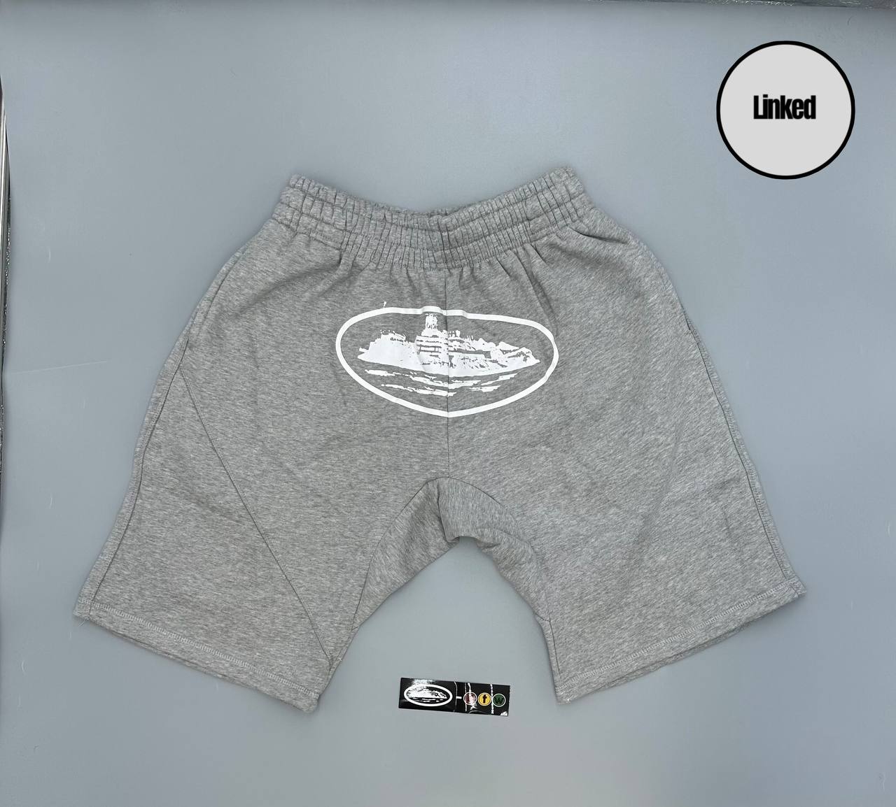 CORTEIZ GREY ALCATRAZ SHORTS