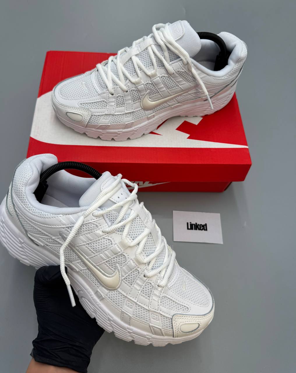 NIKE P-6000 PLATINUM WHITE