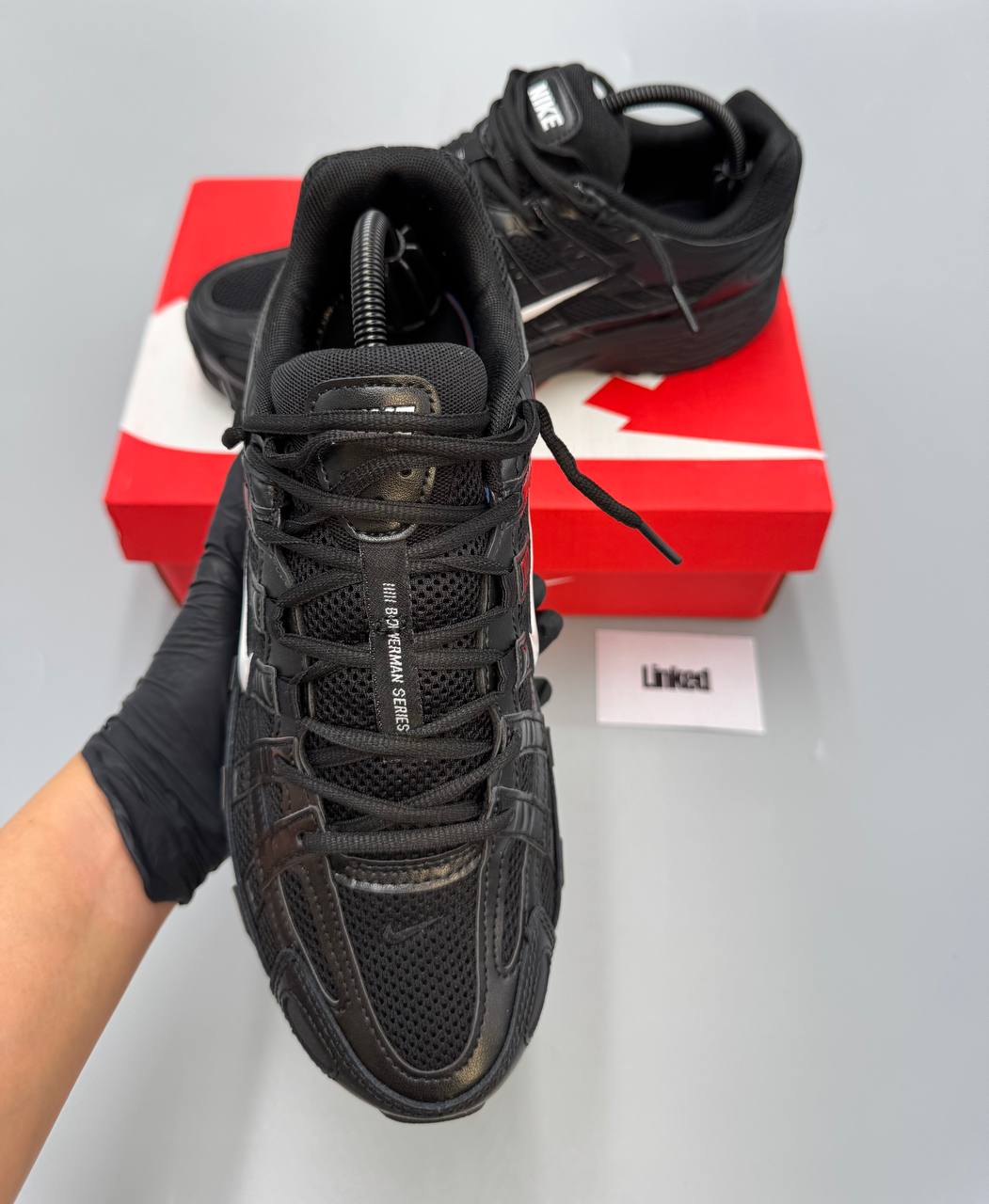 NIKE P-6000 BLACK/WHITE BLACK