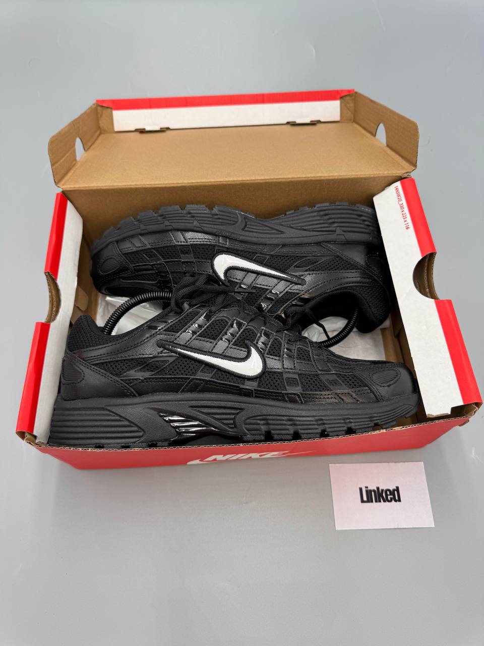 NIKE P-6000 BLACK/WHITE BLACK