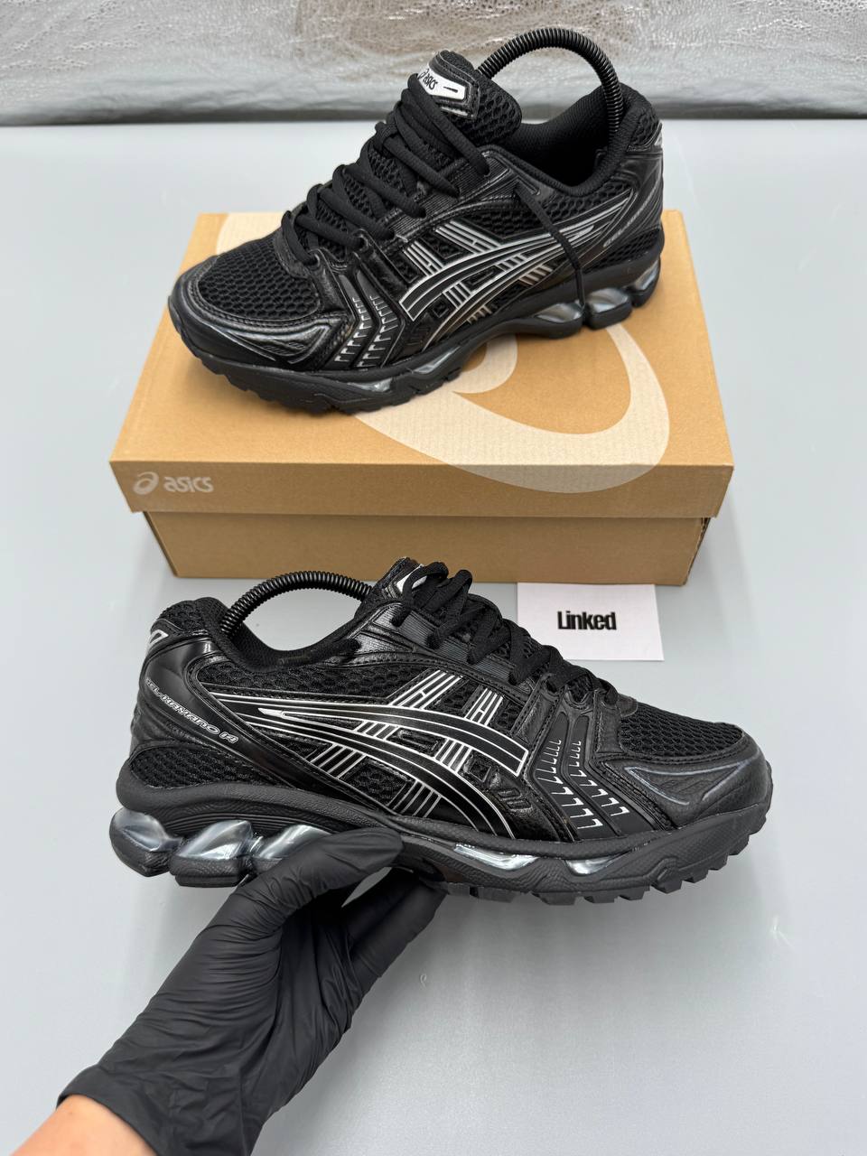 ASICS GEL KAYANO 14 BLACK/ PURE SILVER
