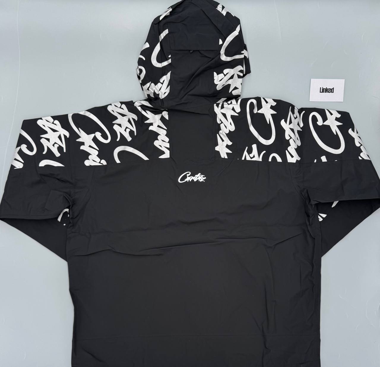 CORTEIZ BLACK ELITEWORK WINDBREAKER