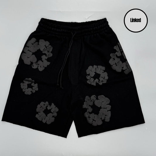 DENIM TEARS MONOCHROME SHORTS