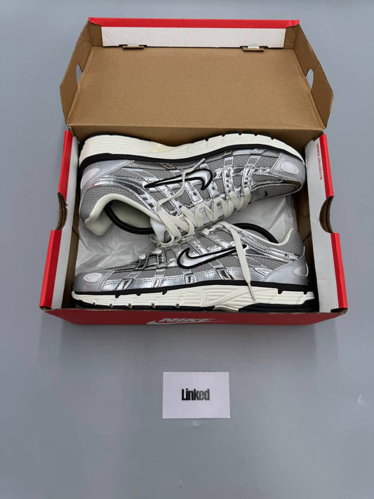 NIKE P-6000 METALLICS SILVER